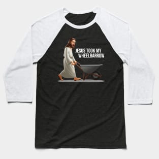 Jesus take the Wheel - Barrow Baseball T-Shirt